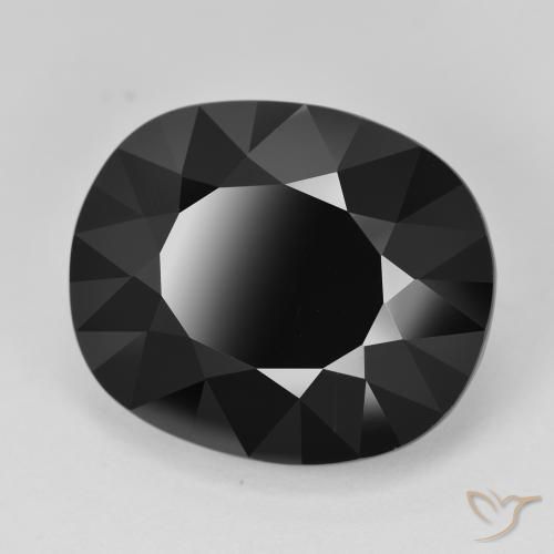 Tourmaline Schorl naturelle ovale, 20.28 ct, Opaque