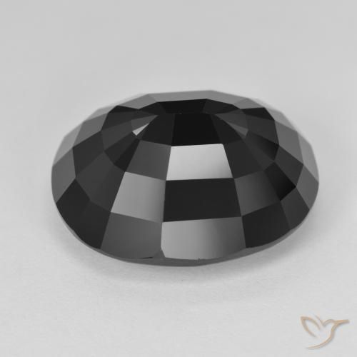 Tourmaline Schorl naturelle ovale, 20.28 ct, Opaque