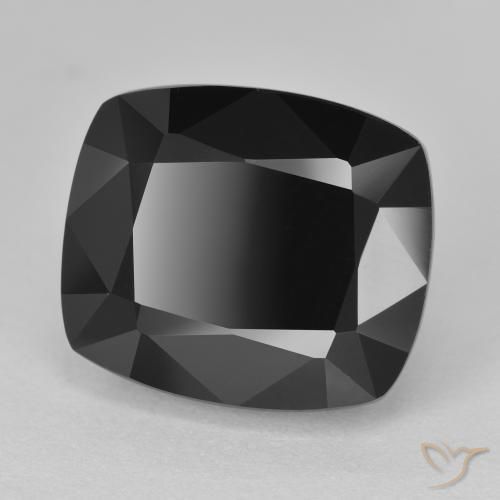 Tourmaline Schorl naturelle Coussin, 12.78 ct, Opaque