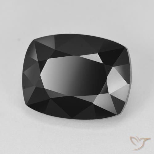 Tourmaline Schorl naturelle Coussin, 8.62 ct, Opaque