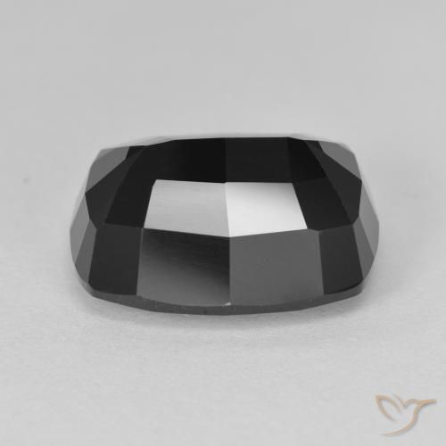 Tourmaline Schorl naturelle Coussin, 8.62 ct, Opaque