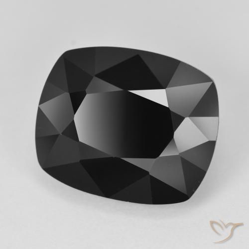 Tourmaline Schorl naturelle Coussin, 13.44 ct, Opaque