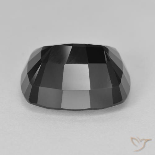 Tourmaline Schorl naturelle Coussin, 13.44 ct, Opaque