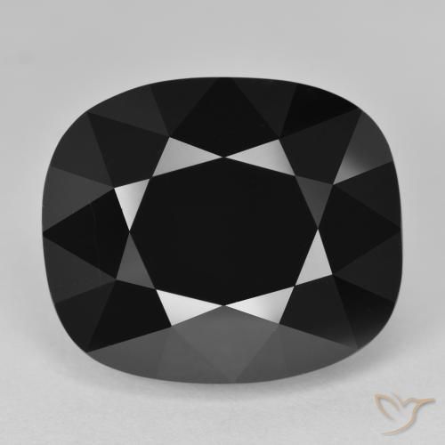 28.06ct Naturel Schorl Tourmaline, Coussin, Opaque