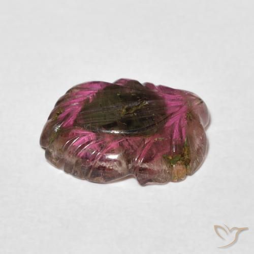 Tourmaline Multicolore naturelle Taille Fleur, 4.27 ct, Transparent
