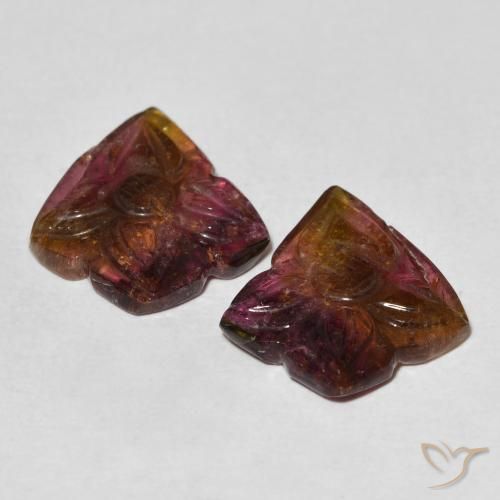 Shop natural 12.54ct Orange rougeâtre Tourmaline gems, Taille Fleur, from Mozambique at GemSelect. In stock, global shipping!