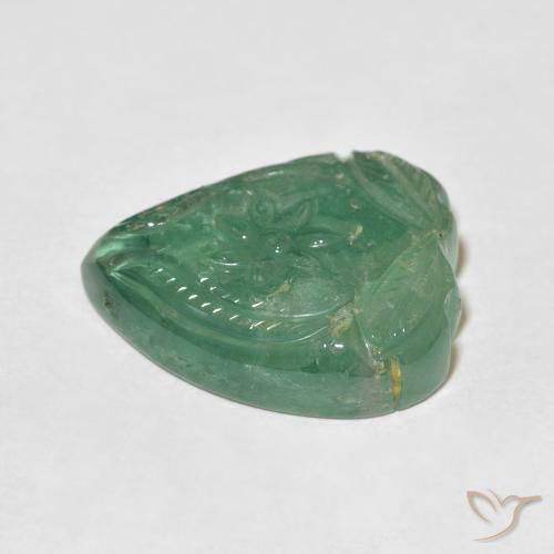 Tourmaline Menthe légère naturelle Taille Fleur, 24.92 ct, Transparent