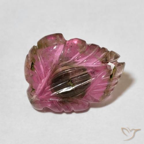 Tourmaline Multicolore naturelle Taille Fleur, 4.24 ct, Transparent