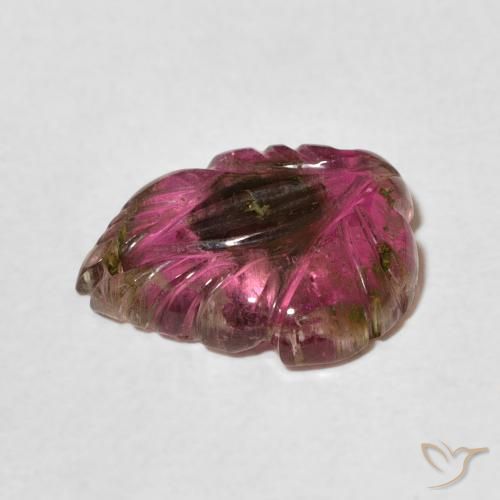 Tourmaline Multicolore naturelle Taille Fleur, 4.24 ct, Transparent
