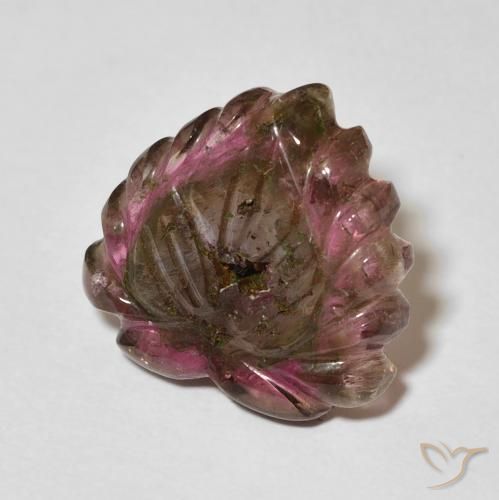 Tourmaline Multicolore naturelle Taille Fleur, 6.24 ct, Transparent