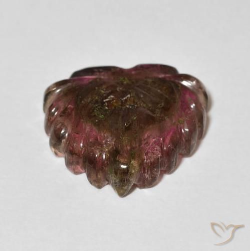 Tourmaline Multicolore naturelle Taille Fleur, 6.24 ct, Transparent