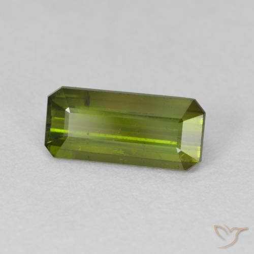 Tourmaline Forêt verte naturelle Octogone / coupe Émeraude, 2.07 ct, VS-SI