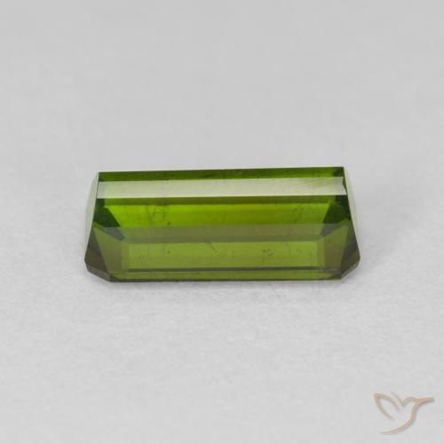 Tourmaline Forêt verte naturelle Octogone / coupe Émeraude, 2.07 ct, VS-SI