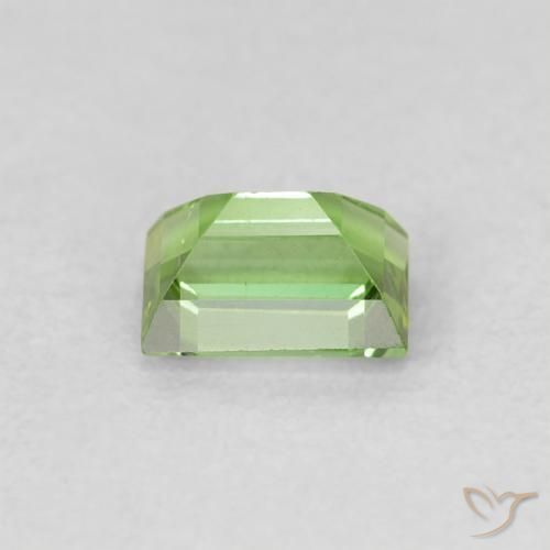 Tourmaline Vert foncé naturelle Baquette, 0.50 ct, VVS-VS