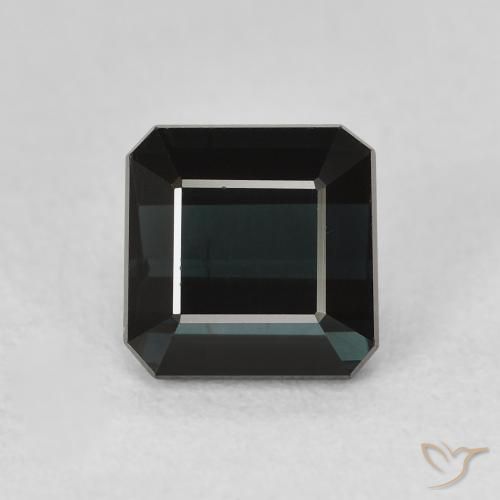 1.81ct Naturel Bleu foncé Tourmaline, Taille émeraude, VVS-VS