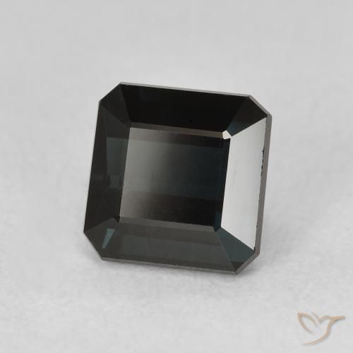 Tourmaline Bleu foncé naturelle Octogone / coupe Émeraude, 1.81 ct, VVS-VS