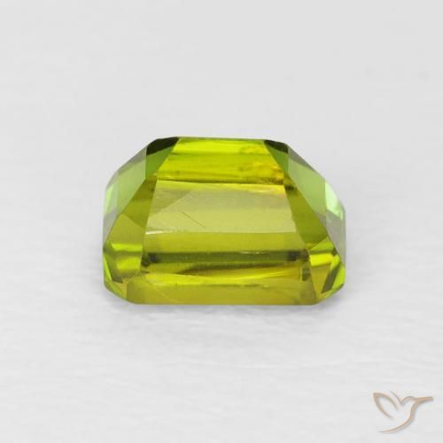 Tourmaline Medium Light-Green naturelle Octogone / coupe Émeraude, 0.71 ct, VVS