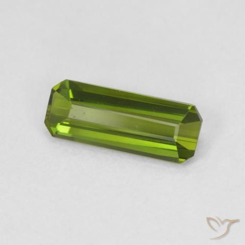 Tourmaline Forêt verte naturelle Octogone / coupe Émeraude, 0.83 ct, VVS-VS