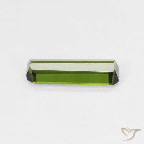 Tourmaline Forêt verte naturelle Octogone / coupe Émeraude, 0.67 ct, VVS