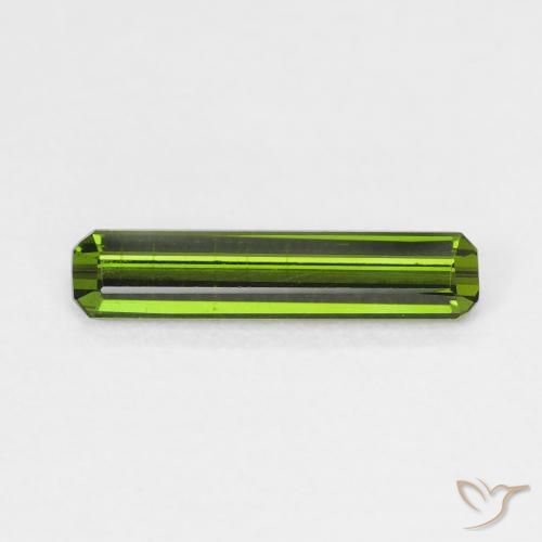 1.06ct Naturel Vert foncé Tourmaline, Taille émeraude, VVS-VS