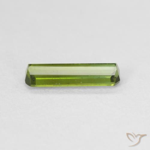 Tourmaline Forêt verte naturelle Octogone / coupe Émeraude, 0.73 ct, VVS