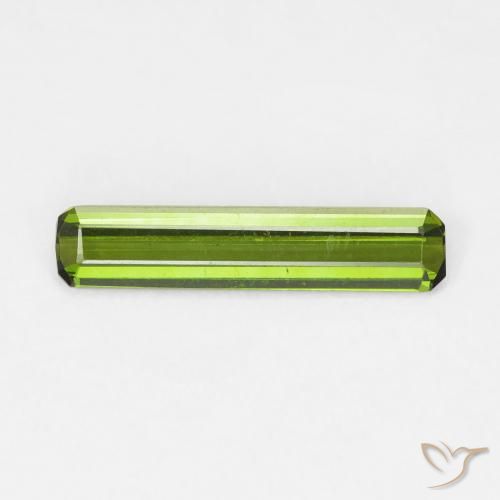 0.94ct Naturel Vert foncé Tourmaline, Taille émeraude, VVS