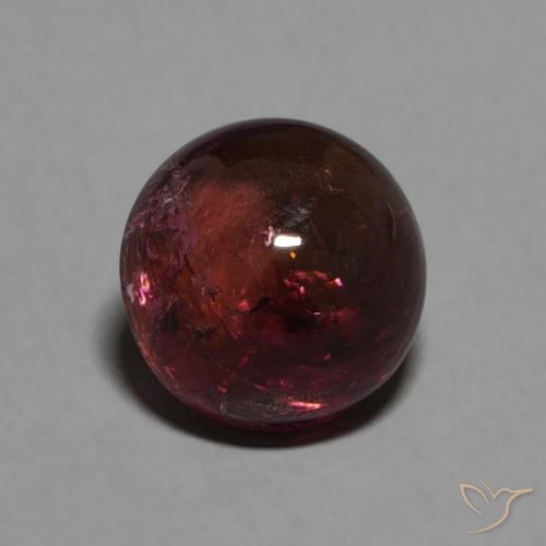 Tourmaline Rouge foncé naturelle Tour, 1.52 ct, Transparent