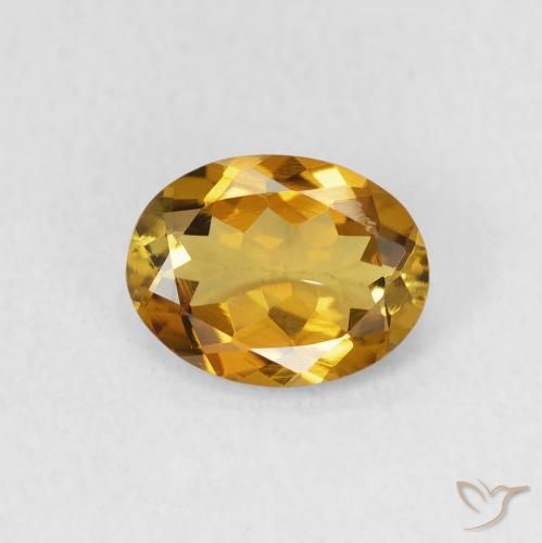 1.09ct Naturel Medium Dark-Brown Tourmaline, ovale, VS