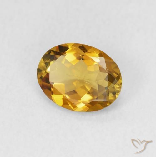 Tourmaline Medium Dark-Brown naturelle ovale, 1.09 ct, VS