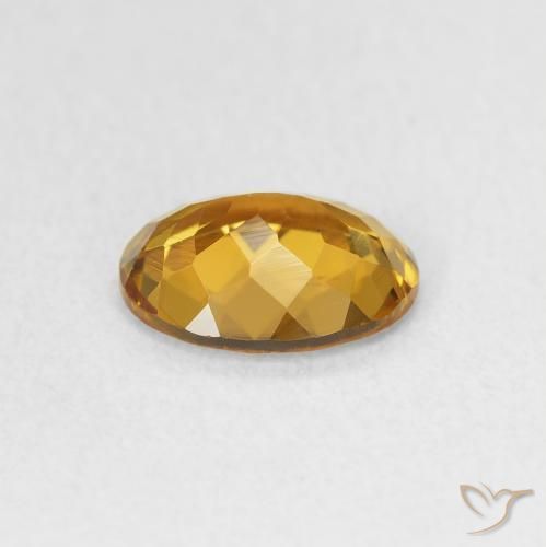 Tourmaline Medium Dark-Brown naturelle ovale, 1.09 ct, VS