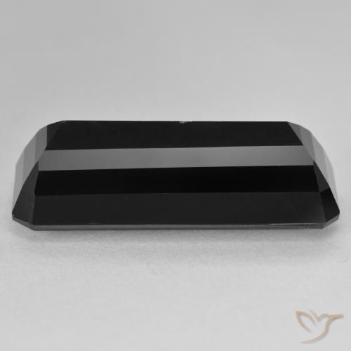 Tourmaline Schorl naturelle Octogone / coupe Émeraude, 18.12 ct, Opaque