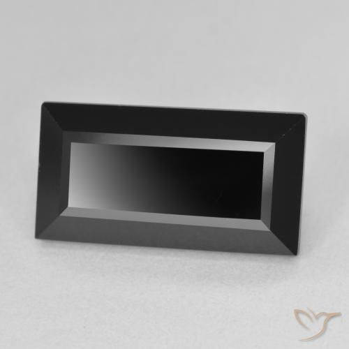 Tourmaline Schorl naturelle Baquette, 9.33 ct, Opaque