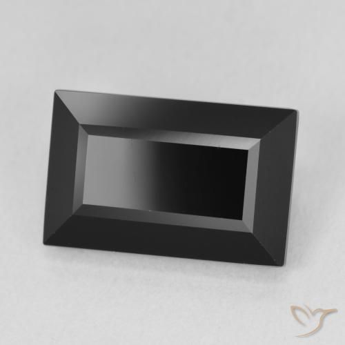 Tourmaline Schorl naturelle Baquette, 7.82 ct, Opaque