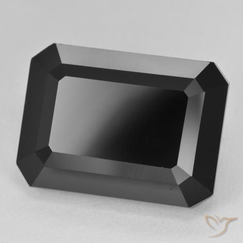 Tourmaline Schorl naturelle Octogone / coupe Émeraude, 25.94 ct, Opaque