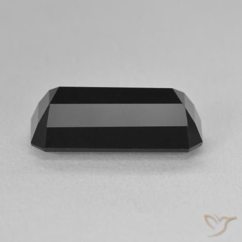 Tourmaline Schorl naturelle Octogone / coupe Émeraude, 4.79 ct, Opaque