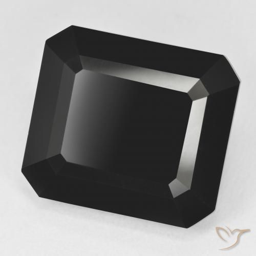 Tourmaline Schorl naturelle Octogone / coupe Émeraude, 22.86 ct, Opaque