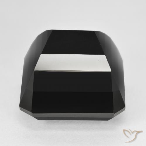 Tourmaline Schorl naturelle Octogone / coupe Émeraude, 38.66 ct, Opaque