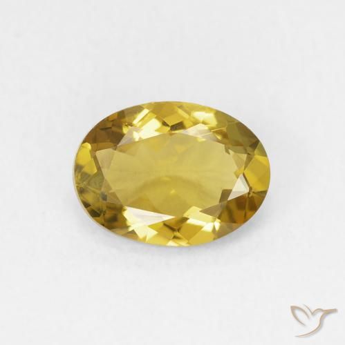 1.24ct Naturel Doré Tourmaline, ovale, VVS-VS