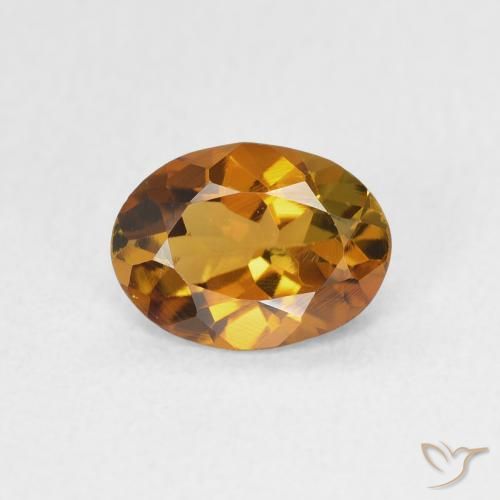 1.03ct Naturel Brun doré Tourmaline, ovale, VVS-VS