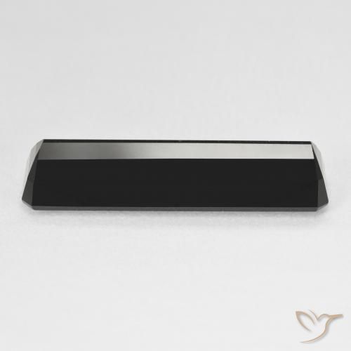 Tourmaline Schorl naturelle Octogone / coupe Émeraude, 8.51 ct, Opaque