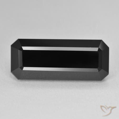 10.94ct Naturel Schorl Tourmaline, Taille émeraude, Opaque