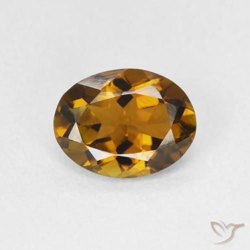 1.13ct Naturel Brun doré Tourmaline, ovale, VVS-VS