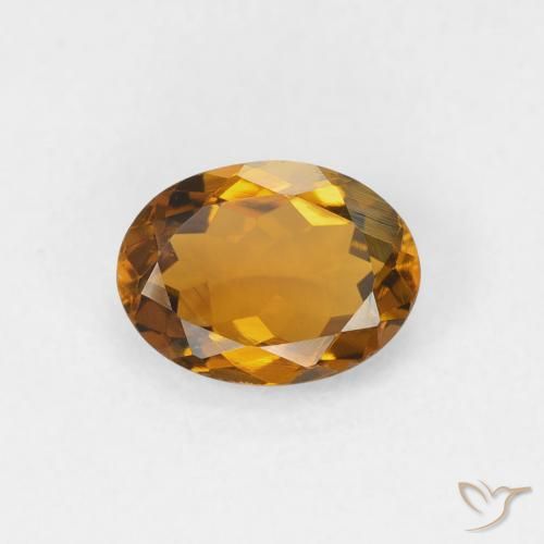 1.04ct Naturel Brun doré Tourmaline, ovale, VVS