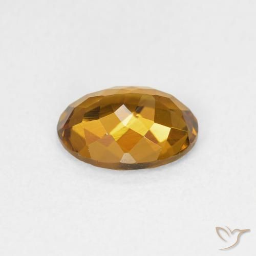 Tourmaline Brun doré naturelle ovale, 1.04 ct, VVS