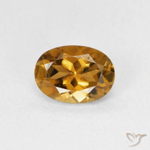 0.93ct Naturel Brun doré Tourmaline, ovale, VVS-VS