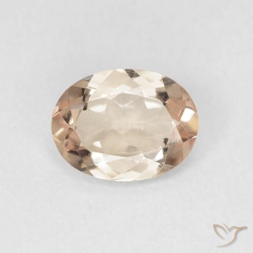 1.14ct Naturel Saumon Rose Tourmaline, ovale, VVS-VS