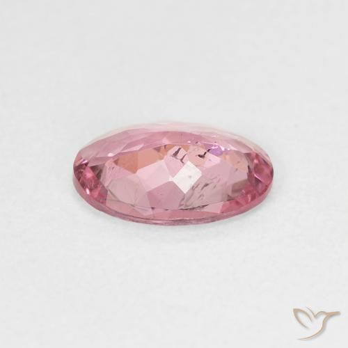 Tourmaline Rose clair naturelle ovale, 0.95 ct, VS