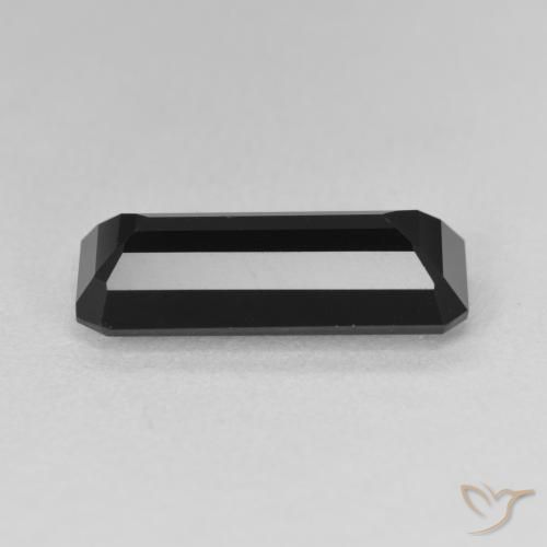 Tourmaline Schorl naturelle Octogone / coupe Émeraude, 5.60 ct, Opaque