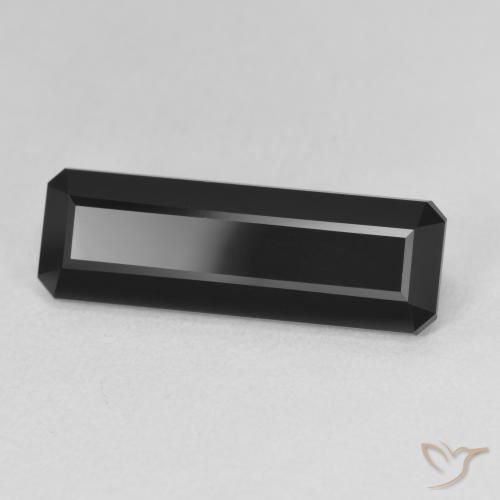 Tourmaline Schorl naturelle Octogone / coupe Émeraude, 5.71 ct, Opaque