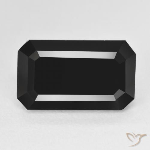 10.21ct Naturel Schorl Tourmaline, Taille émeraude, Opaque